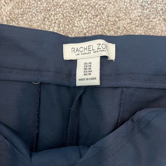 Rachel Zoe Women's Dark Navy Trouser Pant Size 14 - Picture 7 of 9